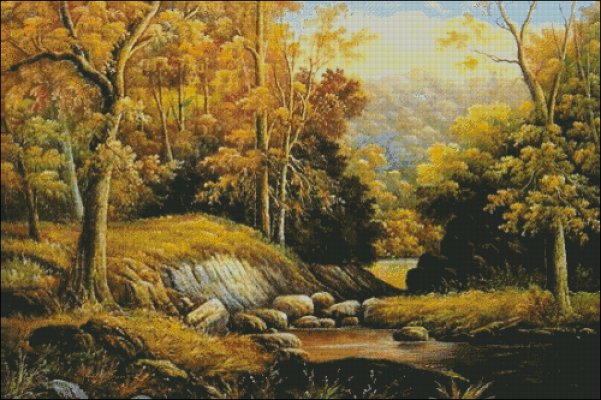 (image for) Cresheim Glen-Wissahickon, Autumn - Extra Large