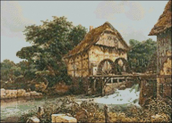(image for) Two Watermills and an Open Sluice