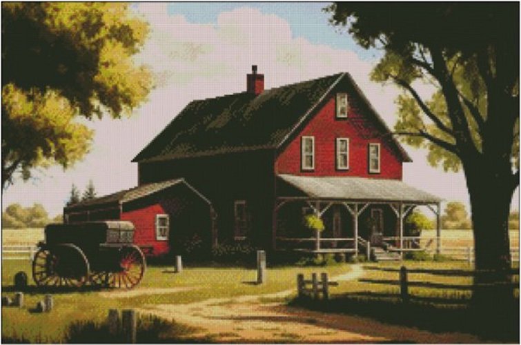 (image for) Old Farm House - Large